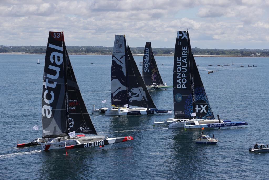 Départ de la Finistère Atlantique Challenge ACTION ENFANCE