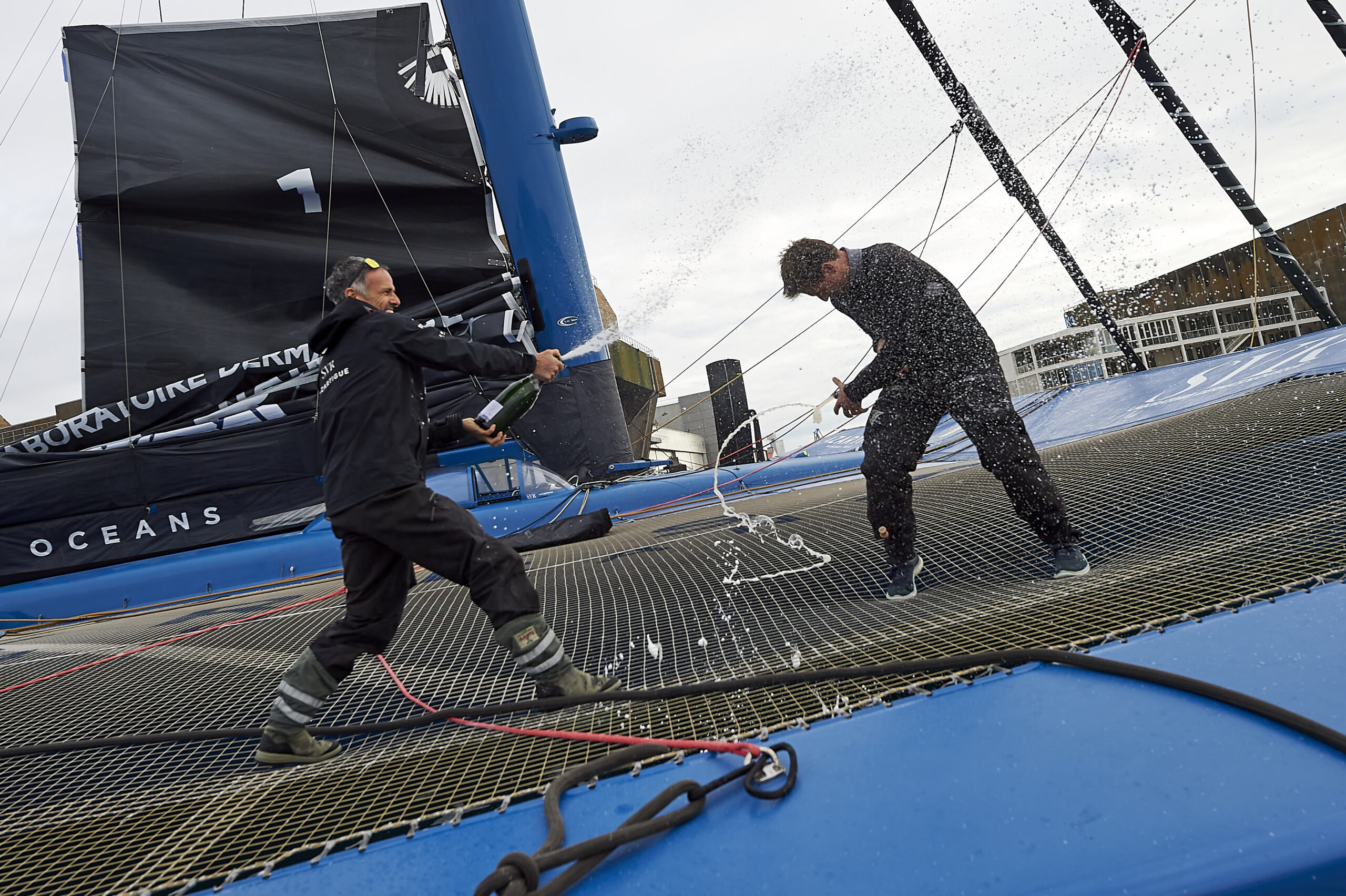 Les mots des marins à leur arrivée au ponton