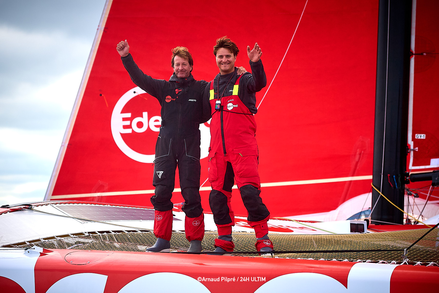 Manu Le Roch et Basile Bourgnon sur Edenred vainqueurs dans la catégorie Ocean Fifty !