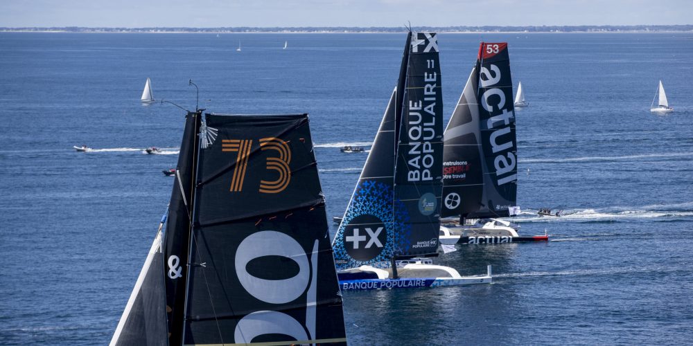 Depart de la Finistere Atlantique Challenge Action Enfance - Concarneau le 01/07/2022