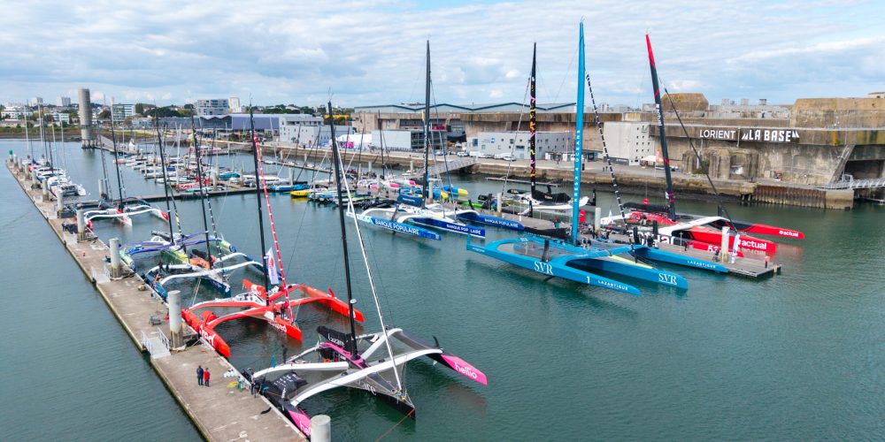 Les bateaux engagés sur les 24H Ultim Banque Populaire Grand Ouest - Lorient le 25/09/2025