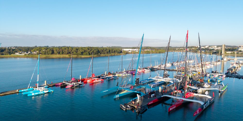 Les bateaux engagés sur les 24H Ultim Banque Populaire Grand Ouest - Lorient le 26/09/2025